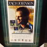 Zach Johnson Masters framed print
