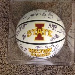 ISU Autographed Basketball Signed