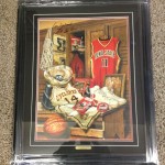 Iowa State Fred Hoiberg Autographed Basketball Framed Print