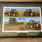 John Deere Tractor Framed Print
