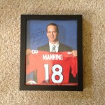 Peyton Manning Autographed Framed Print