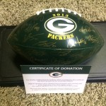 2013 Green Bay Packers Signed Football