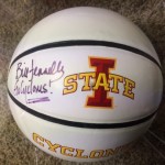 Bill Fennely Signed Basketball
