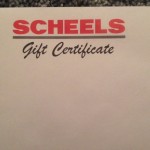 Scheels Gift Certificate