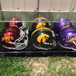 Mini Football Helmet Collection Autographed by Coaches