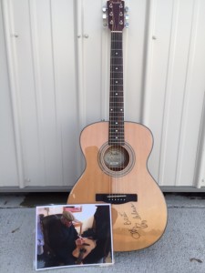 Roy Clark Autographed Guitar