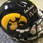 Hawkeye Helmet signed by Kirk Ferentz