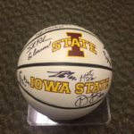 2016 2017 Iowa State Mens Basketball Team Signed Ball