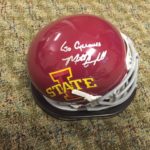 Iowa State Mini Helmet Signed by Matt Campbell
