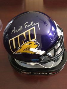 UNI mini Helmet signed by Coach